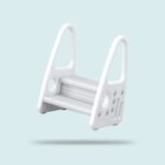 Safe Guard Stool With Handrails (Gray)