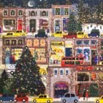 Galison Winter Lights Foil Puzzle 500pcs - Image 2