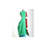 Kids Plush Terry Hooded Bath Towel - Devin Dinosaur 2Y+ - Image 2